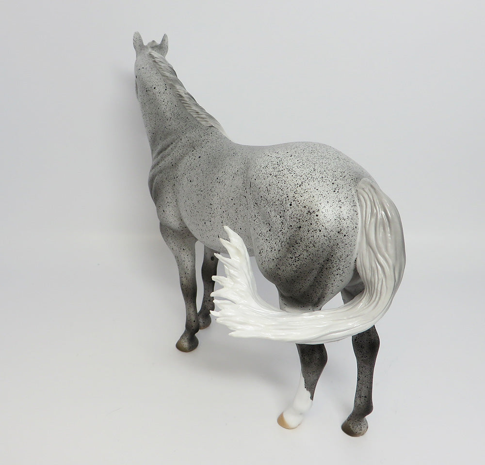 PEPPER JACK~OOAK FLEABIT GREY ISH MODEL HORSE BY DAWN QUICK 5/26