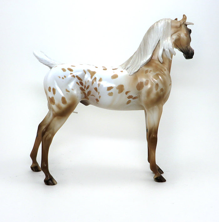 SHILOH - OOAKSooty Palomino Arabian Model Horse - 9/11
