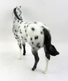 COLOR ME PRETTY-LOUD LEOPARD APPALOOSA WEANLING MODEL HORSE 12/22