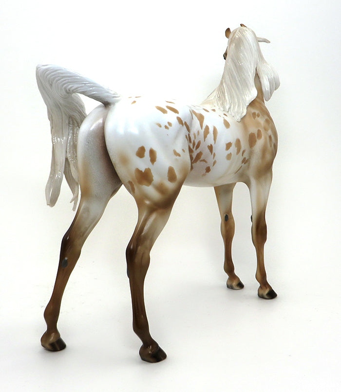SHILOH - OOAKSooty Palomino Arabian Model Horse - 9/11