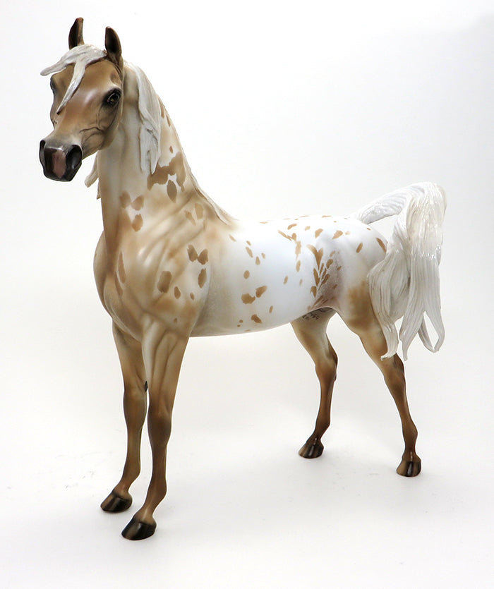 SHILOH - OOAKSooty Palomino Arabian Model Horse - 9/11