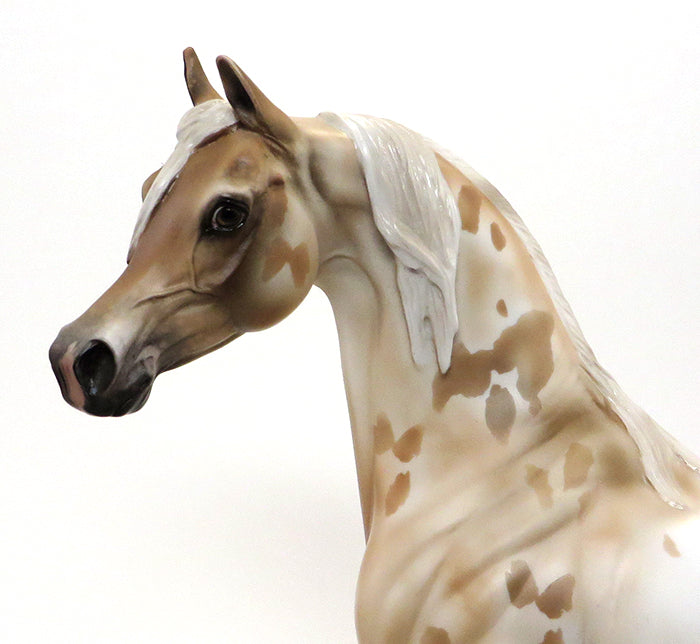 SHILOH - OOAKSooty Palomino Arabian Model Horse - 9/11