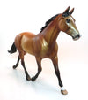 RIPPLE AFFECT - OOAK BAY  PALOUSE MODEL HORSE - 1/28