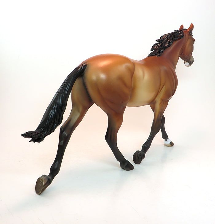 RIPPLE AFFECT - OOAK BAY  PALOUSE MODEL HORSE - 1/28