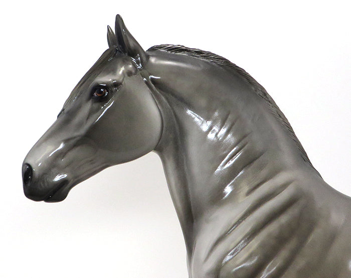50 SHADES OF GREY- DAPPLE GREY- STANDING DRAFTER-OOAK 10/12