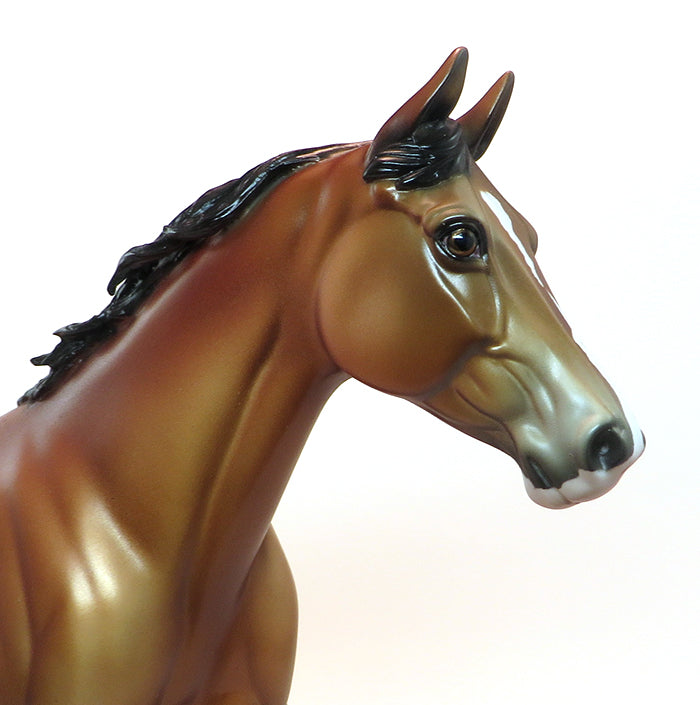 RIPPLE AFFECT - OOAK BAY  PALOUSE MODEL HORSE - 1/28