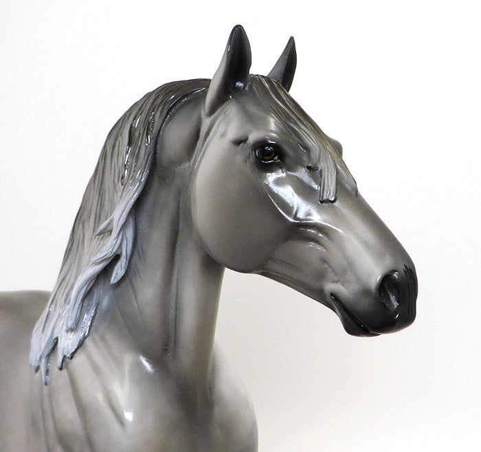 50 SHADES OF GREY- DAPPLE GREY- STANDING DRAFTER-OOAK 10/12