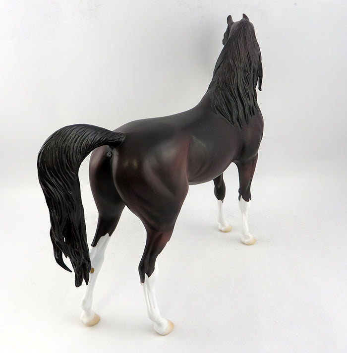 EVER SO CLEVER--OOAK MULBERRY GREY ARABIAN MODEL HORSE 12/28