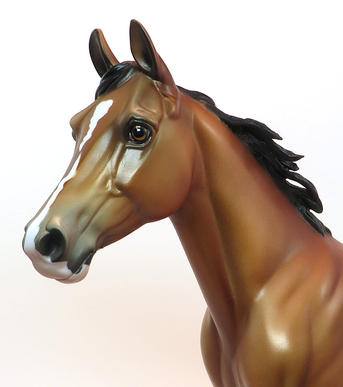 RIPPLE AFFECT - OOAK BAY  PALOUSE MODEL HORSE - 1/28