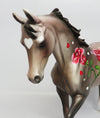 CAMELLIA-OOAK ROSE DECORATOR THOROUGHBRED MODEL HORSE 1-4-18