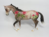 CAMELLIA-OOAK ROSE DECORATOR THOROUGHBRED MODEL HORSE 1-4-18