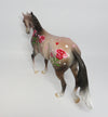 CAMELLIA-OOAK ROSE DECORATOR THOROUGHBRED MODEL HORSE 1-4-18