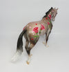 CAMELLIA-OOAK ROSE DECORATOR THOROUGHBRED MODEL HORSE 1-4-18