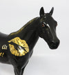 KISS ME AT MIDNIGHT-OOAK NEW YEARS DECORATOR ISH MODEL HORSE 1-4-18