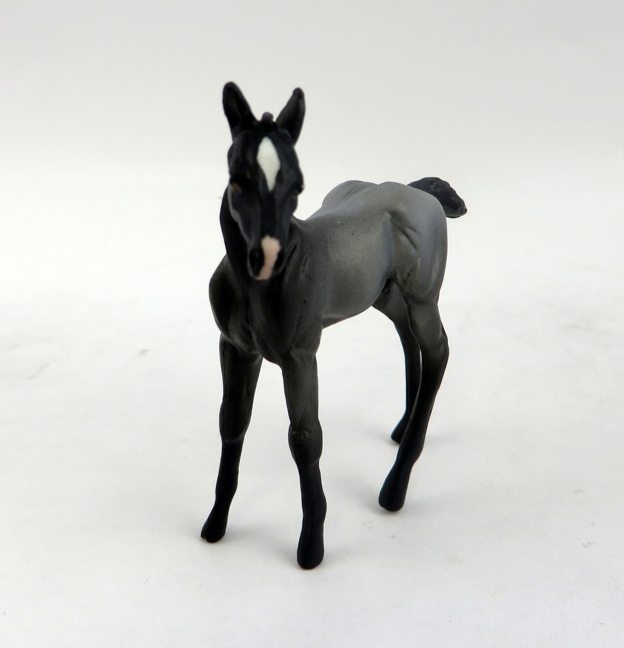 MUNGO-OOAK BLUE ROAN CHIP FOAL MODEL HORSE 12/30