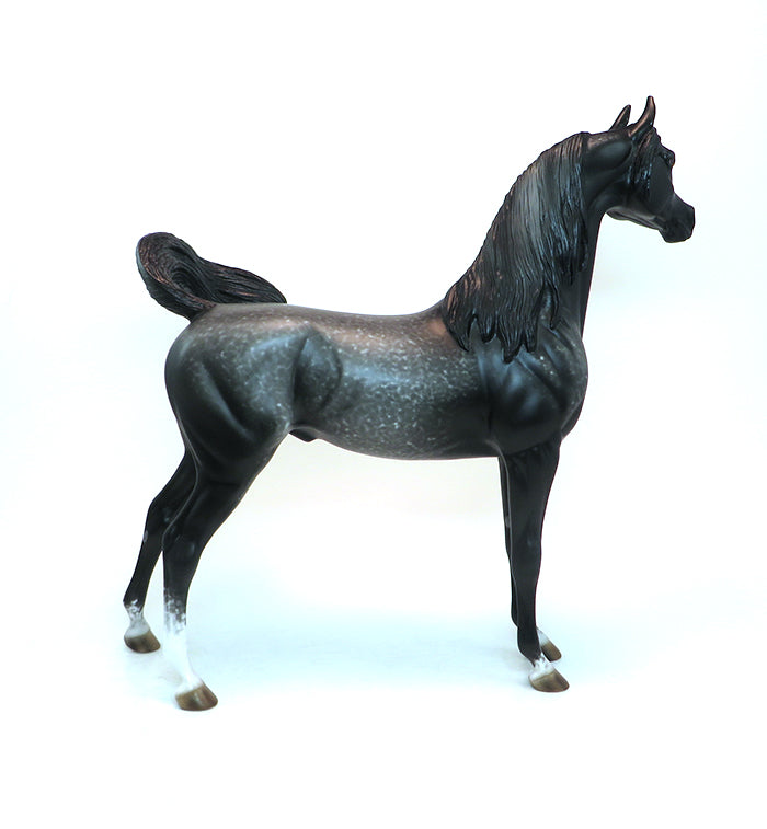 black lace arabian model horse 