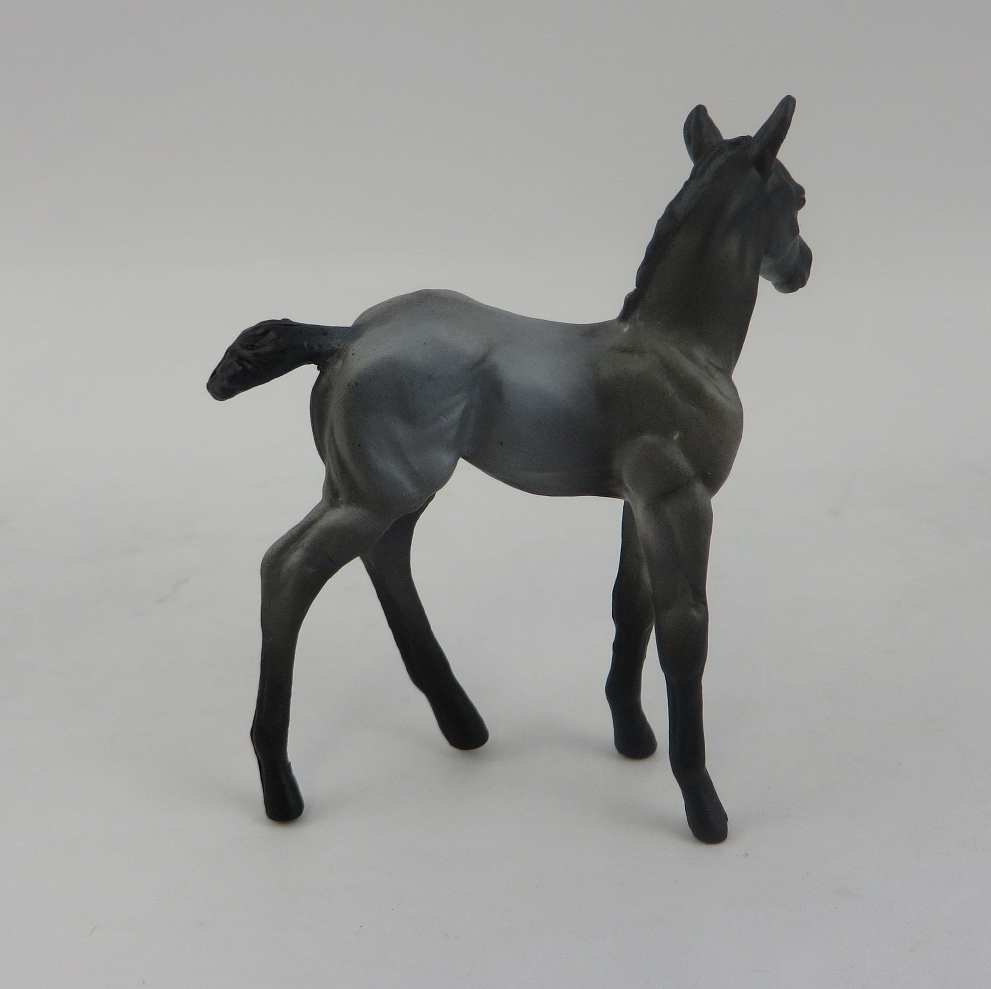 MUNGO-OOAK BLUE ROAN CHIP FOAL MODEL HORSE 12/30