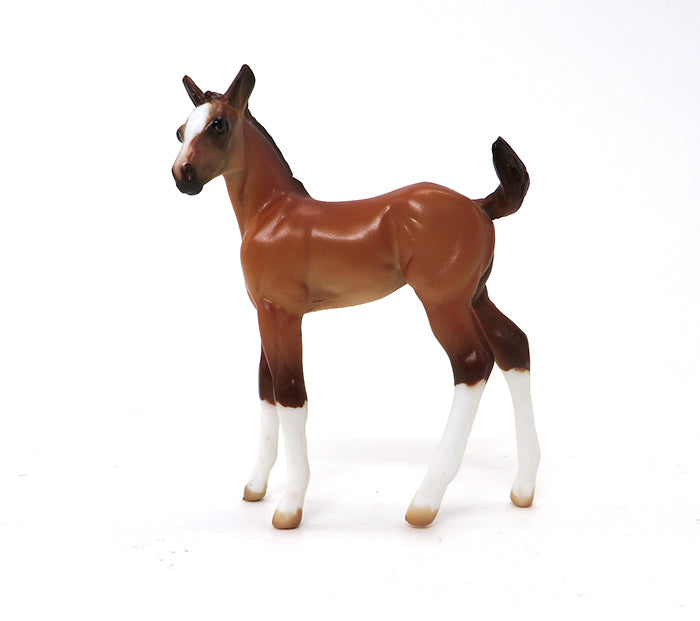 LITTLE RASCAL - CHESTNUT FOAL CHIPS MODEL HORSE - LE5 - 10/7