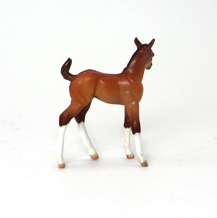 LITTLE RASCAL - CHESTNUT FOAL CHIPS MODEL HORSE - LE5 - 10/7