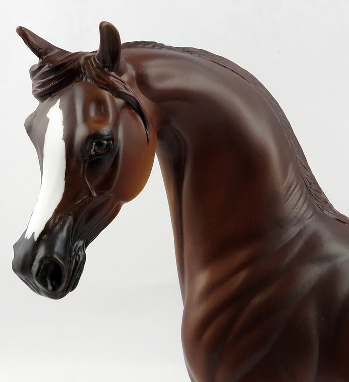 ECHO BAR JOKER-OOAK CHESTNUT ARABIAN MODEL HORSE 12/22