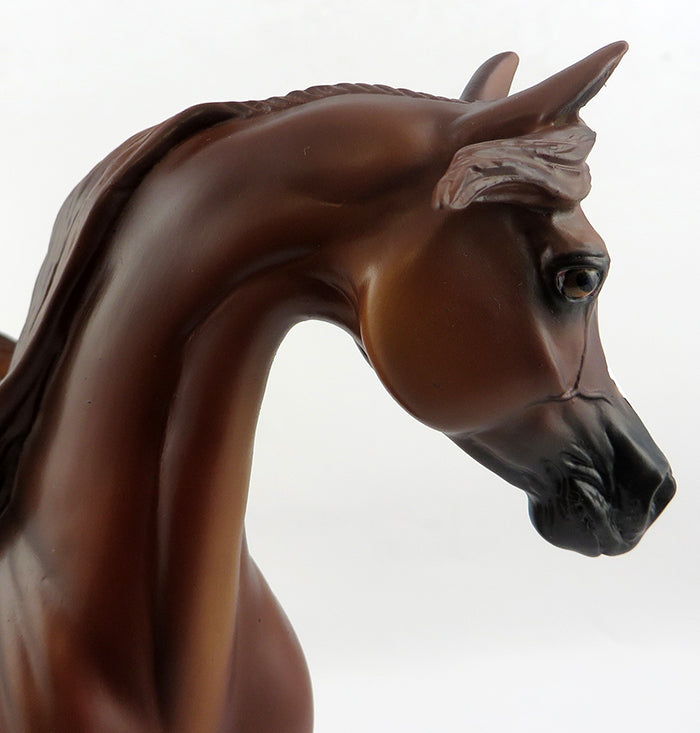 ECHO BAR JOKER-OOAK CHESTNUT ARABIAN MODEL HORSE 12/22