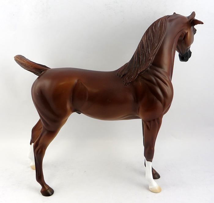 ECHO BAR JOKER-OOAK CHESTNUT ARABIAN MODEL HORSE 12/22