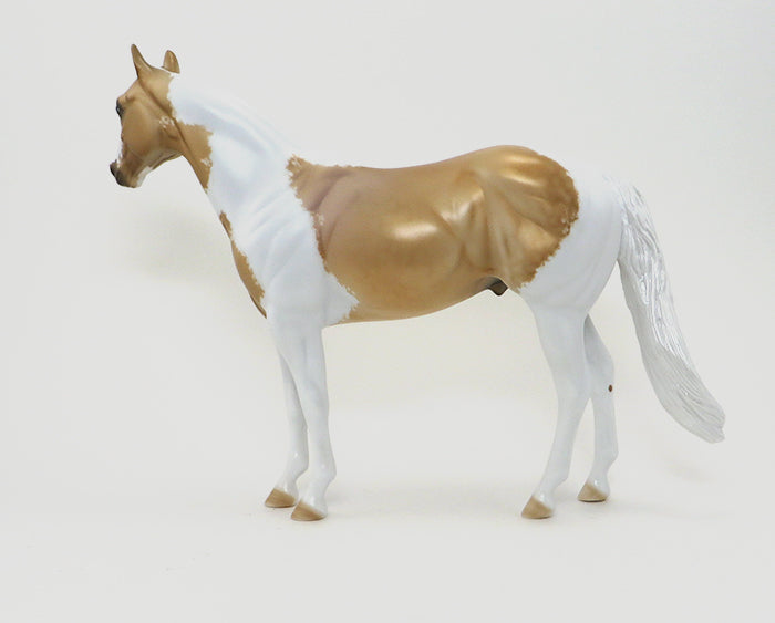 HONEYDO LIST - OOAK PALOMINO PAINT ISH MODEL HORSE - 10/8