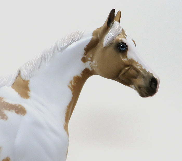 HONEYDO LIST - OOAK PALOMINO PAINT ISH MODEL HORSE - 10/8