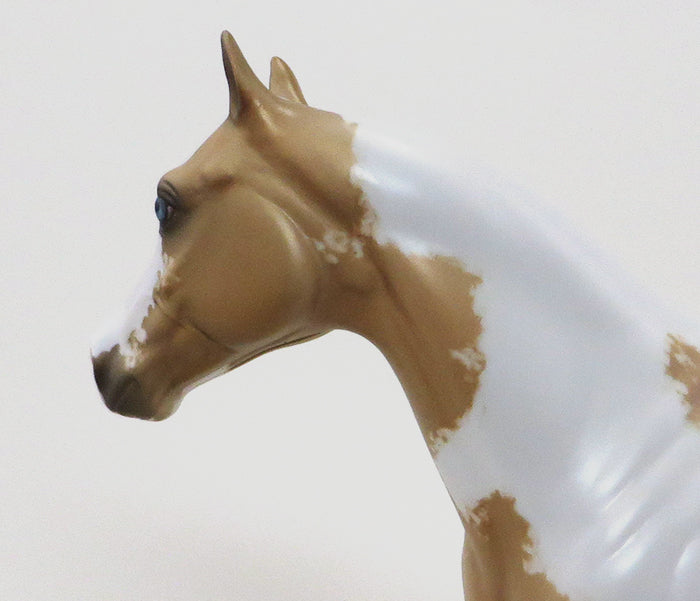 HONEYDO LIST - OOAK PALOMINO PAINT ISH MODEL HORSE - 10/8