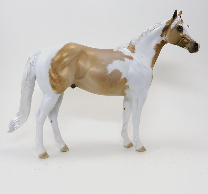 HONEYDO LIST - OOAK PALOMINO PAINT ISH MODEL HORSE - 10/8