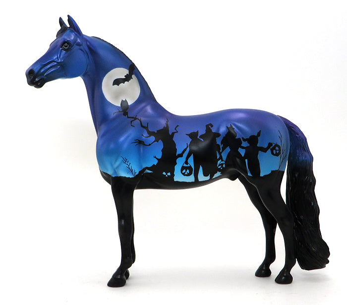 TRICKS & TREATS - MORGAN HALLOWEEN DECORATOR MODEL HORSE BY DAWN QUICK - LE5 - 10/15