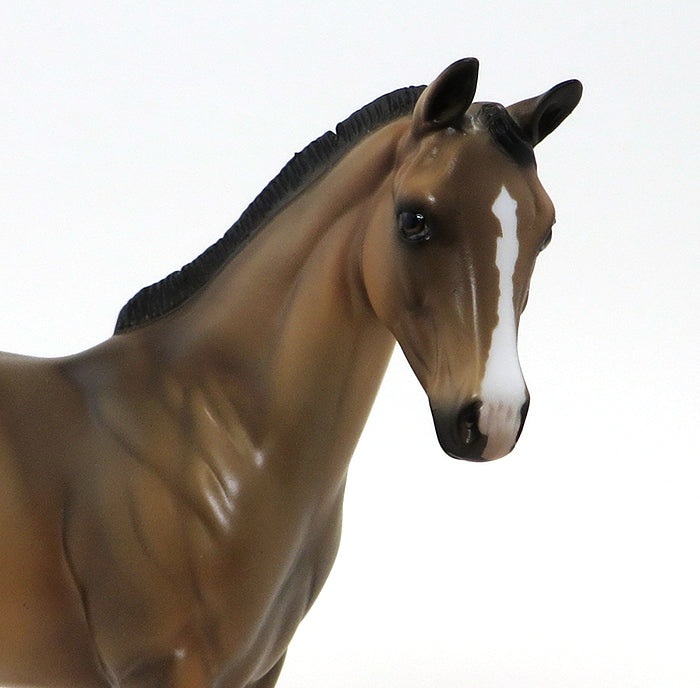 BAM BAM - BUCKSKIN BLANKET APPALOOSA WEANLING MODEL HORSE - 10/12