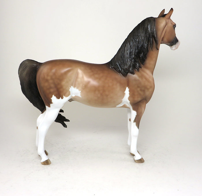 DONEGAL - OOAK Buckskin Etched Paint Morgan Model Horse - 12/3