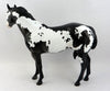 ZIPPIN&#39; OLE STYLE-OOAK BLACK OVERO ISH MODEL HORSE 12/22