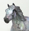 DRIFA &quot;SNOW&quot; HOLIDAY DECORATOR-OOAK SPANISH MUSTANG MODEL HORSE 12/15