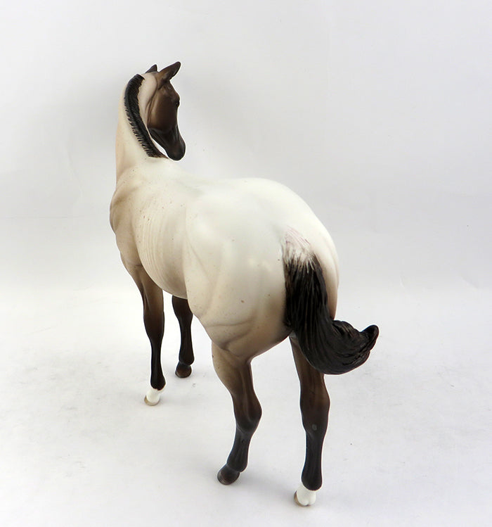 WHY NOT ME?-OOAK CHESTNUT RABICANO WEANLING MODEL HORSE 12/22