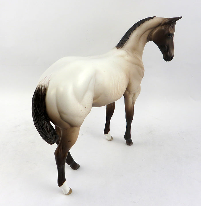 WHY NOT ME?-OOAK CHESTNUT RABICANO WEANLING MODEL HORSE 12/22