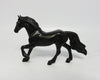 JORRITZ-LE-13 BLACK FRESIAN CHIP MODEL HORSE 12-6-17