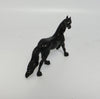 JORRITZ-LE-13 BLACK FRESIAN CHIP MODEL HORSE 12-6-17