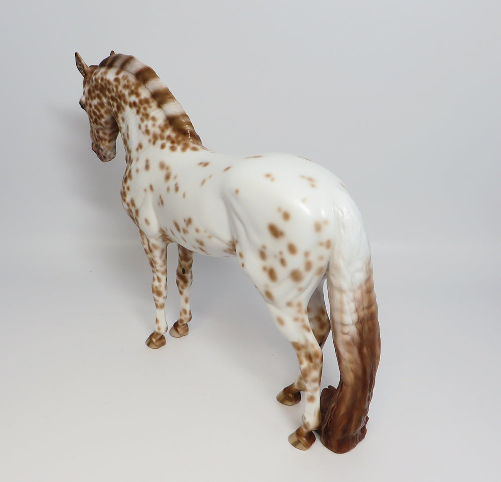 PS RAZA~OOAK CHESTNUT APPALOOSA ANDALUSIAN MODEL HORSE BY SHERYL LEISURE 6/1/17