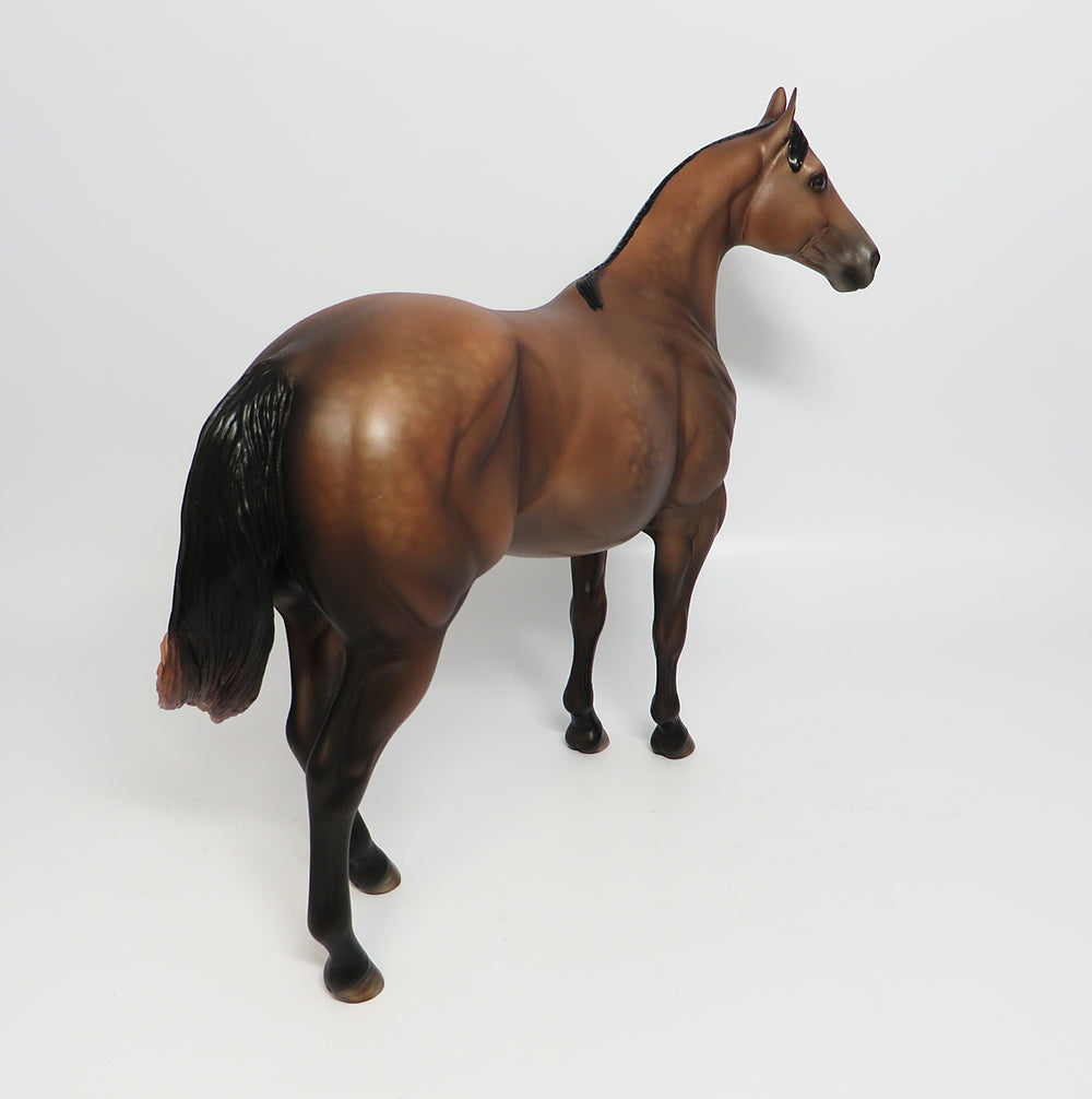 BLOCK PARTY~OOAK DAPPLE BAY ISH MODEL HORSE 6/1/17