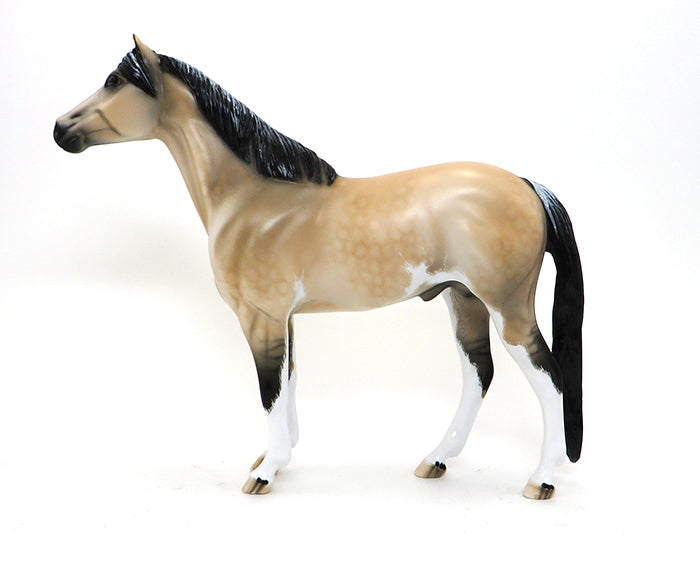SMART CHICS KICK -BUCKSKIN PAINT MUSTANG -OOAK- 9/24