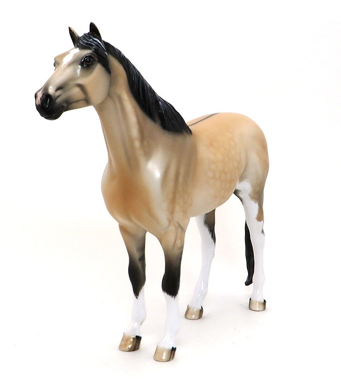 SMART CHICS KICK -BUCKSKIN PAINT MUSTANG -OOAK- 9/24