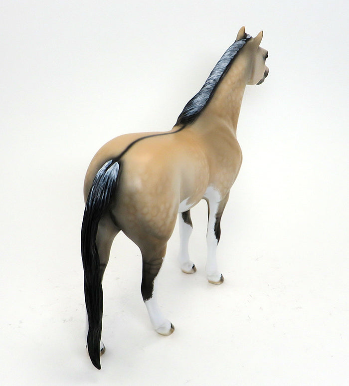 SMART CHICS KICK -BUCKSKIN PAINT MUSTANG -OOAK- 9/24