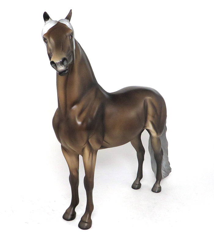 BENEDICT - OOAK-CHOCOLATE PALOMINO-MORGAN-MODEL HORSE 12/11