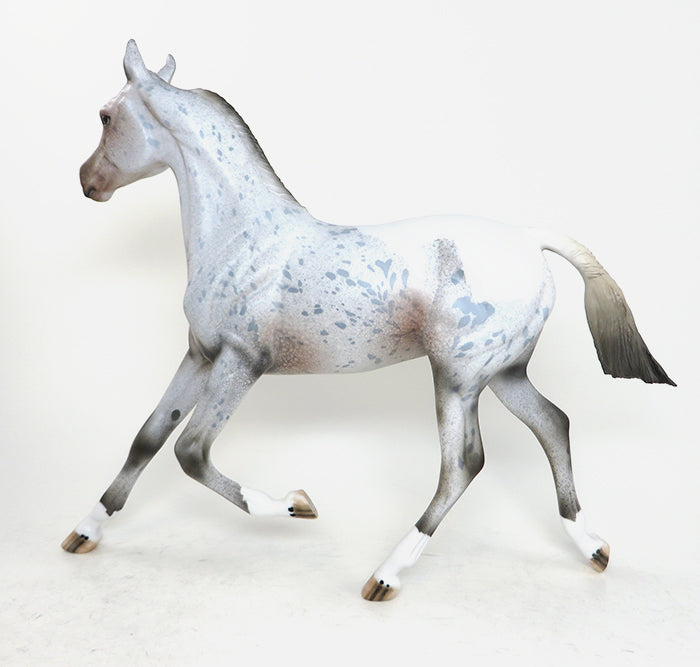 SNOW PRINCESS - OOAK APPALOOSA YEARLING MODEL HORSE by DAWN QUICK - 1/28
