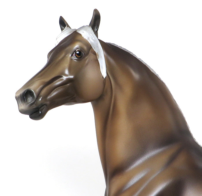 BENEDICT - OOAK-CHOCOLATE PALOMINO-MORGAN-MODEL HORSE 12/11