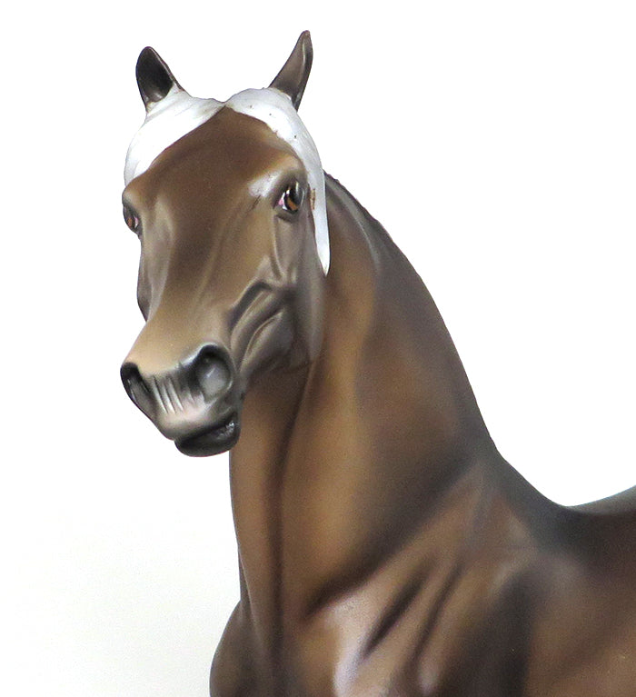 BENEDICT - OOAK-CHOCOLATE PALOMINO-MORGAN-MODEL HORSE 12/11