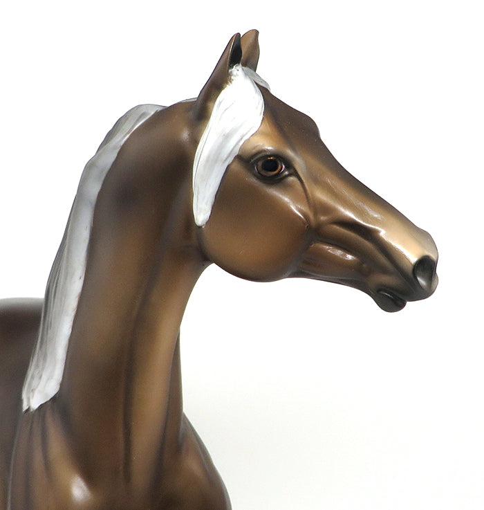 BENEDICT - OOAK-CHOCOLATE PALOMINO-MORGAN-MODEL HORSE 12/11