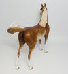 CROWN JEWEL~OOAK SORREL SABINO ARABIAN MODEL HORSE BY SHERYL LEISURE 6/2/17